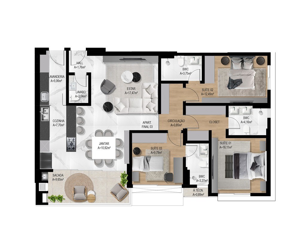 Apartamento à venda no Ecoville: 24458795_4.jpg