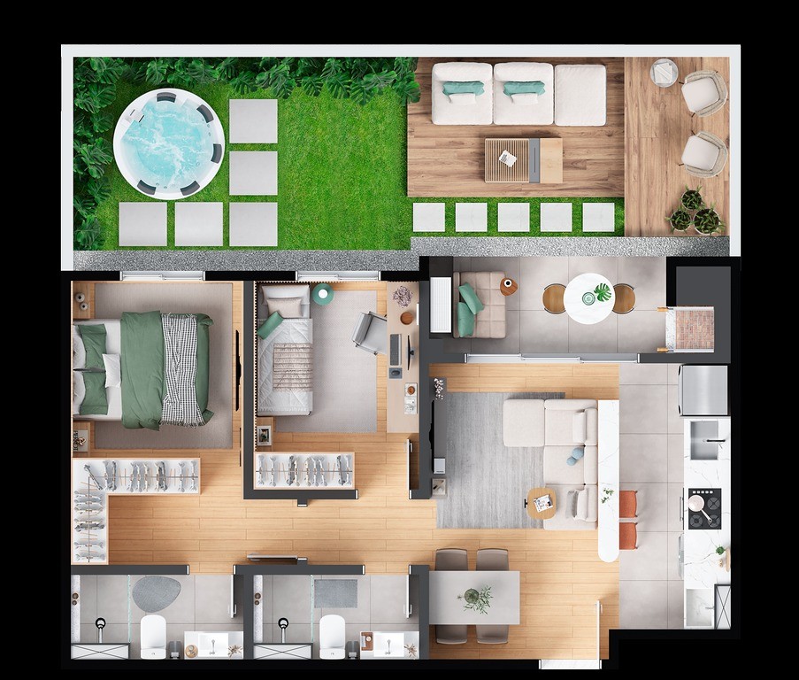 Apartamento Garden à venda no Barra do Saí: 24485172_4.jpg