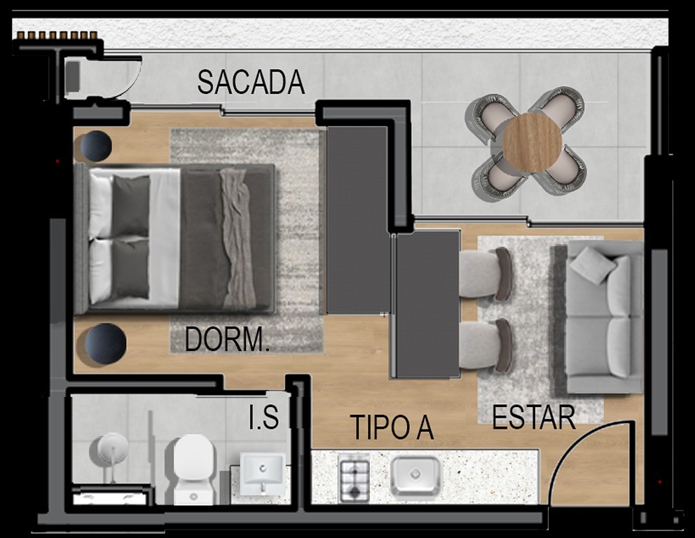 Studio à venda no Alto da Rua XV: 24459102_4.jpg