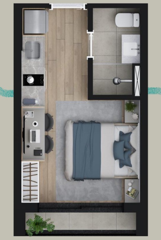 Studio à venda no Centro: 24522186_4.jpg