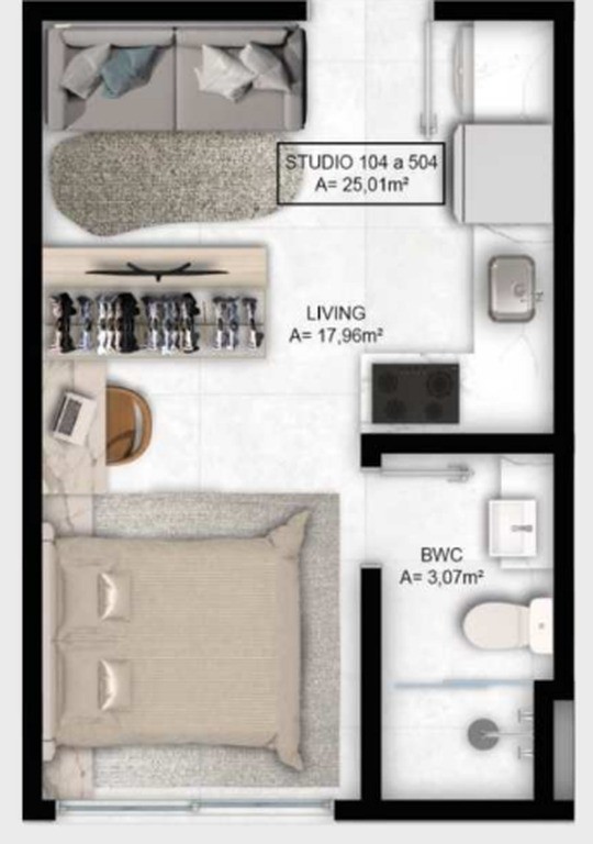 Studio à venda no Centro: 24830755_4.jpg