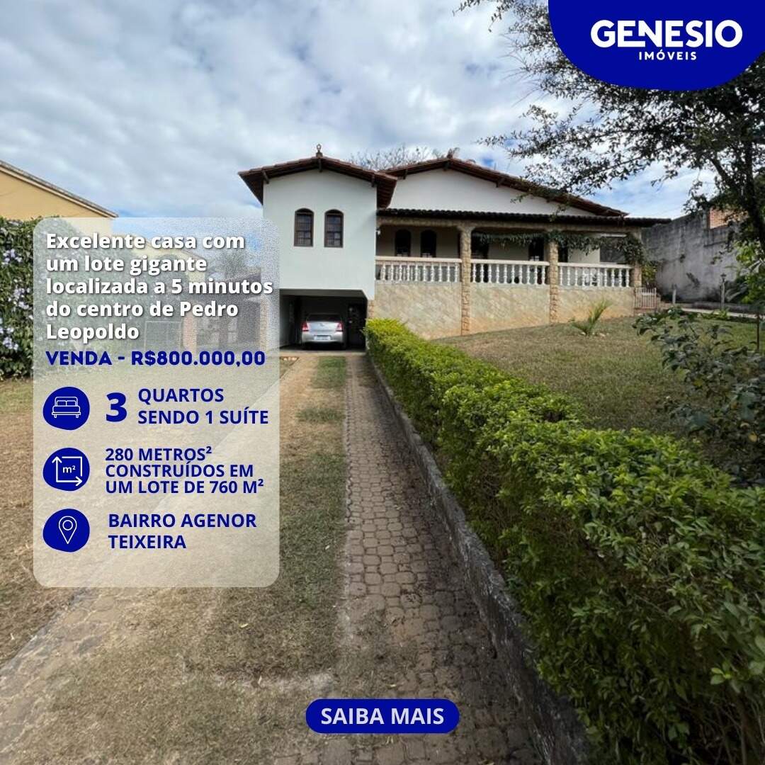 Casa à venda no Agenor Teixeira: 