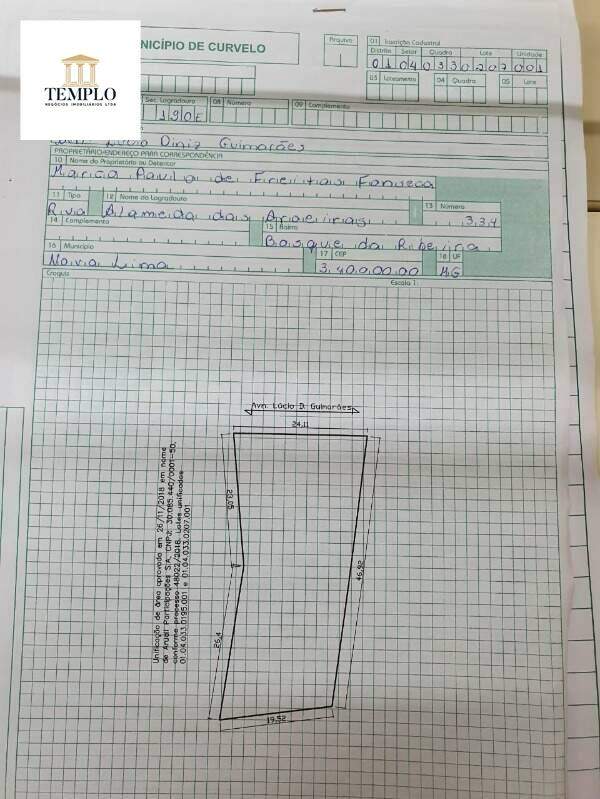 Lote à vendaCentroCurveloMG: Foto 02