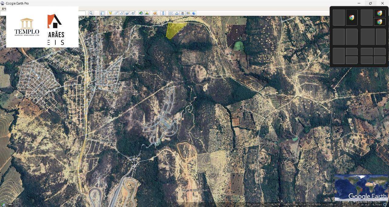 TERRENO à vendaPONTE NOVACurveloMG: 