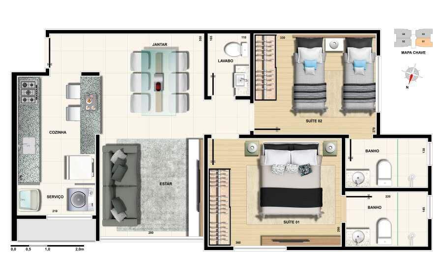 Apartamento à venda no Silveira: 