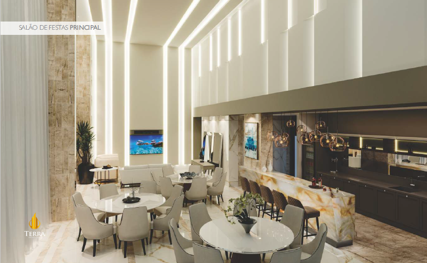 Edifício South Beach Residence Apartamento com 4 quartos, Centro: 