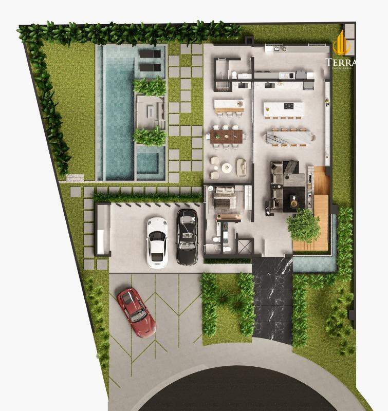Condomínio Caledônia Private Village Casa em Condomínio com 5 quartos, Santa Regina: 