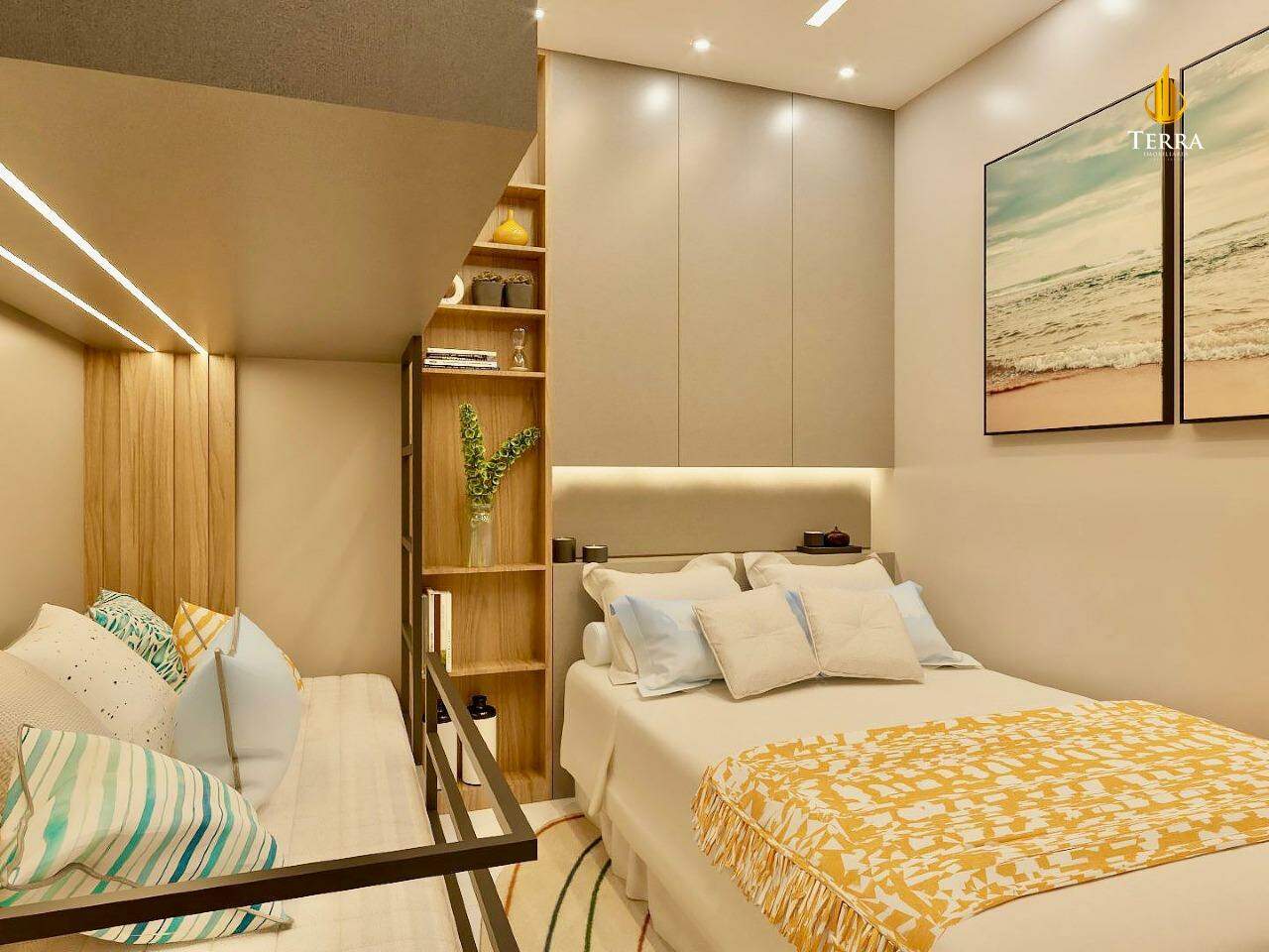 Edifício Maresol Apartamento com 2 quartos, Centro: 