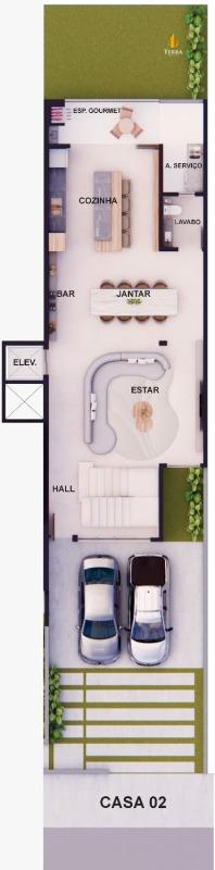 Residencial Ilha de Milos Sobrado com 3 quartos, São Francisco de Assis: 