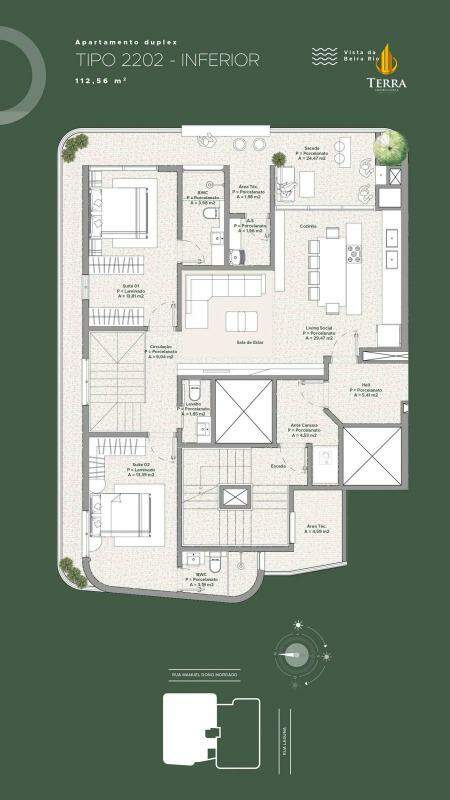 Edifício Laguna 182 Apartamento com 4 quartos, Fazenda: