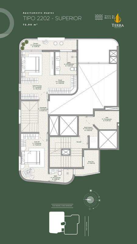 Edifício Laguna 182 Apartamento com 4 quartos, Fazenda: