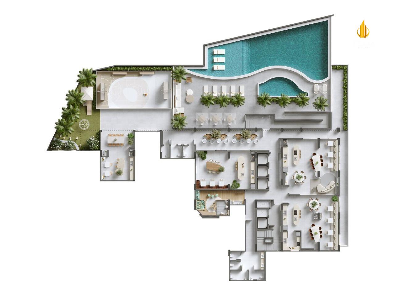 Brava Living Apartamento com 2 quartos, Praia Brava: 