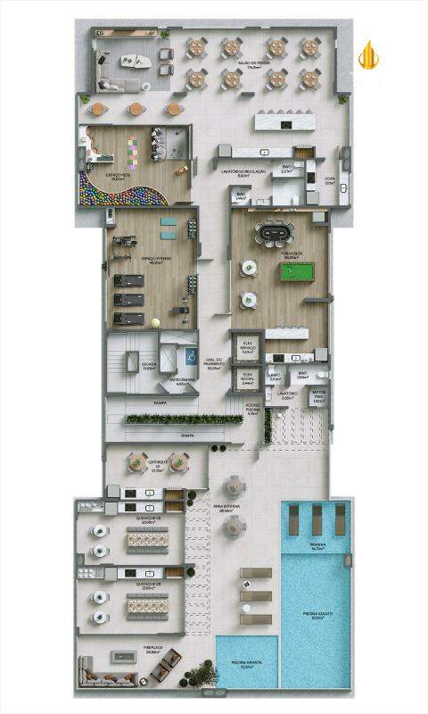 Living 360 Apartamento com 2 quartos, Vila Operária: 