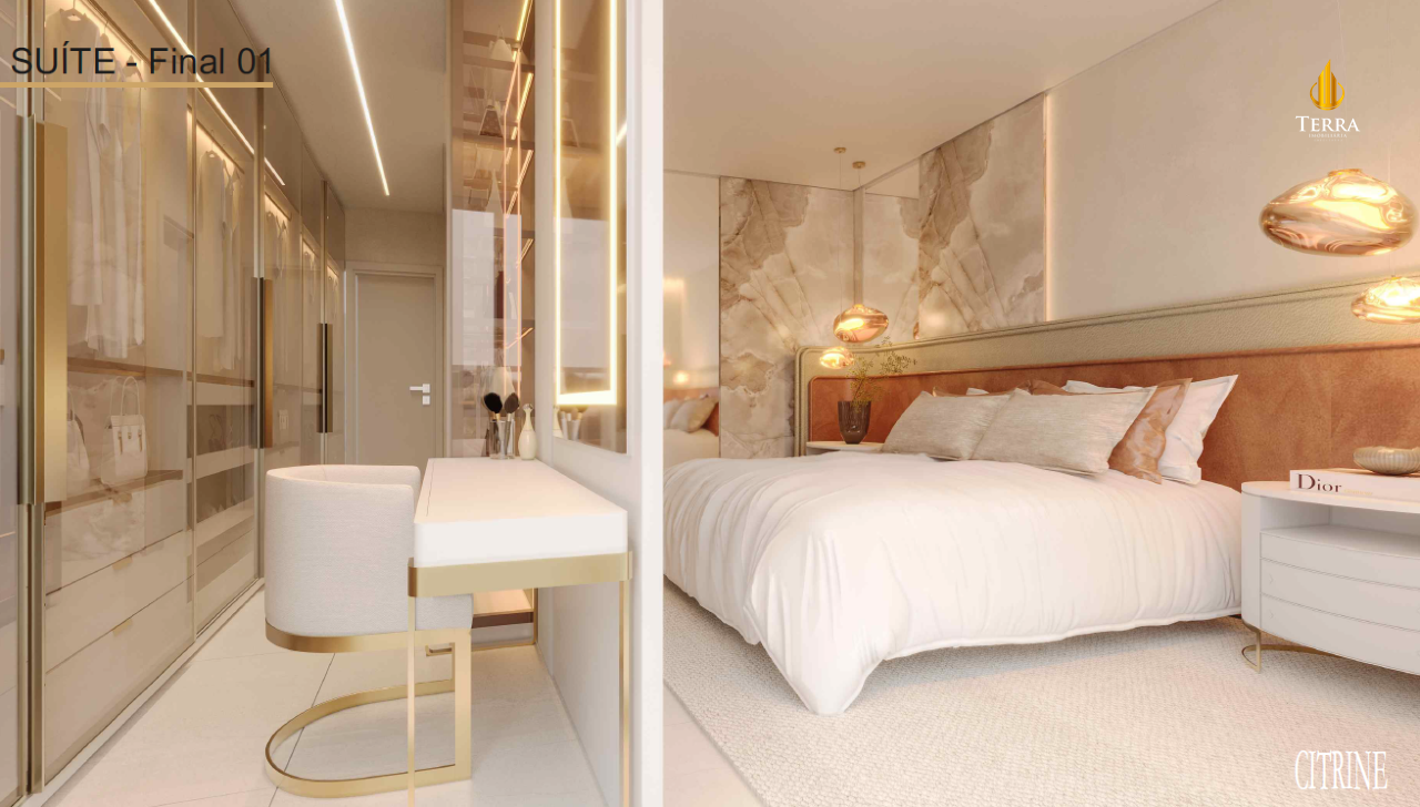 Citrine Apartamento com 3 quartos, Cabeçudas: 