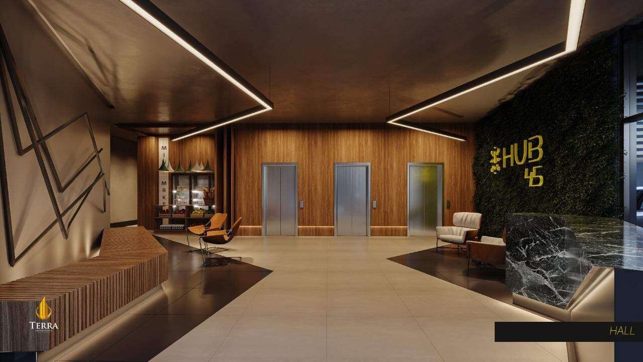 Hub 45 Apartamento com 2 quartos, Centro: 