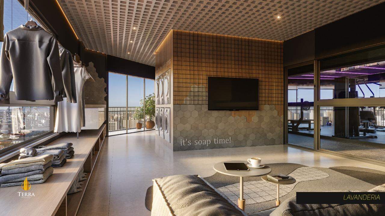 Hub 45 Apartamento com 1 quarto, Centro: 