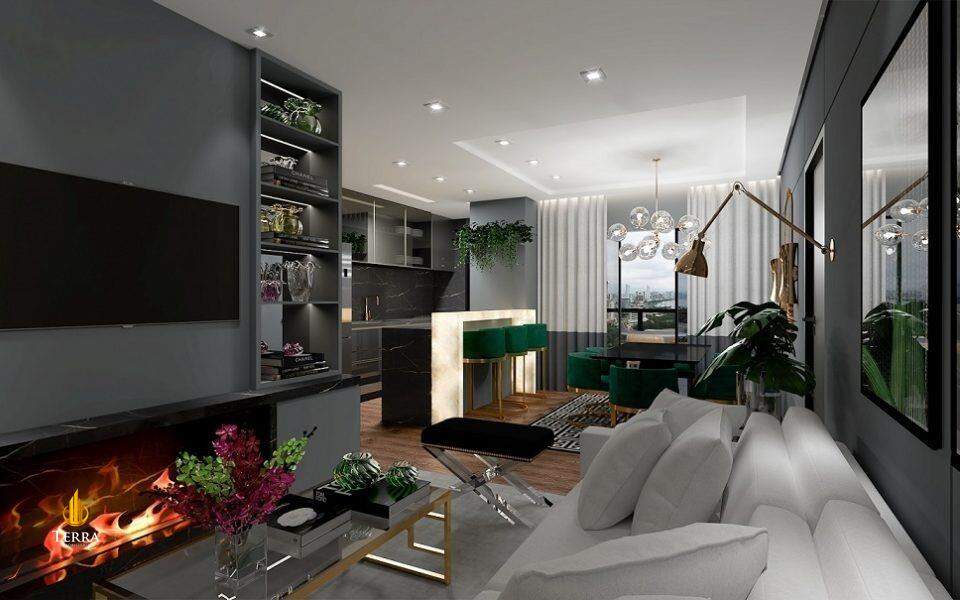 Edifício Serenity Tower Apartamento com 2 quartos, Fazenda: 