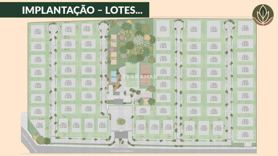 Lote em condomínio à venda no Lomba Grande: