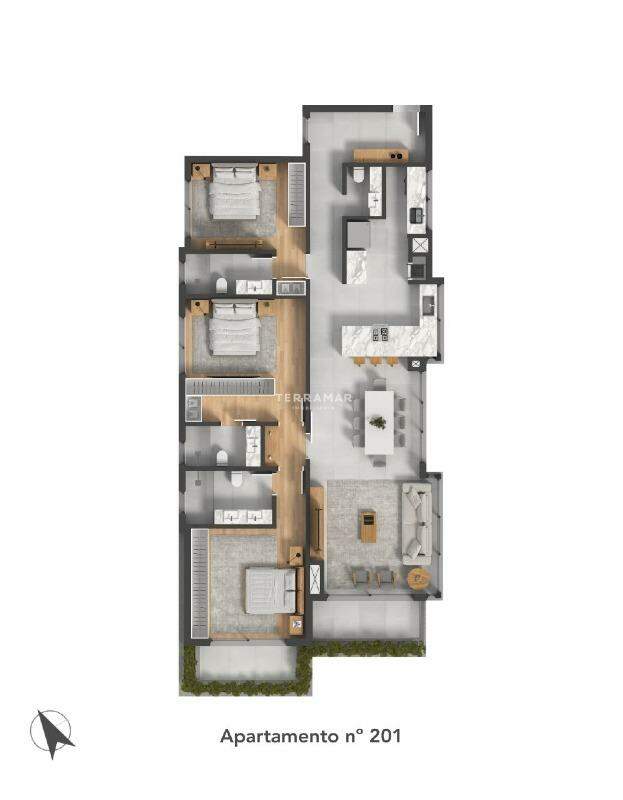Apartamento à venda no Centro: 