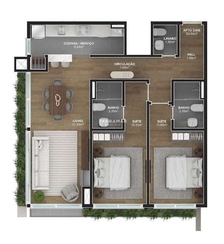 Apartamento à venda no Centro: 