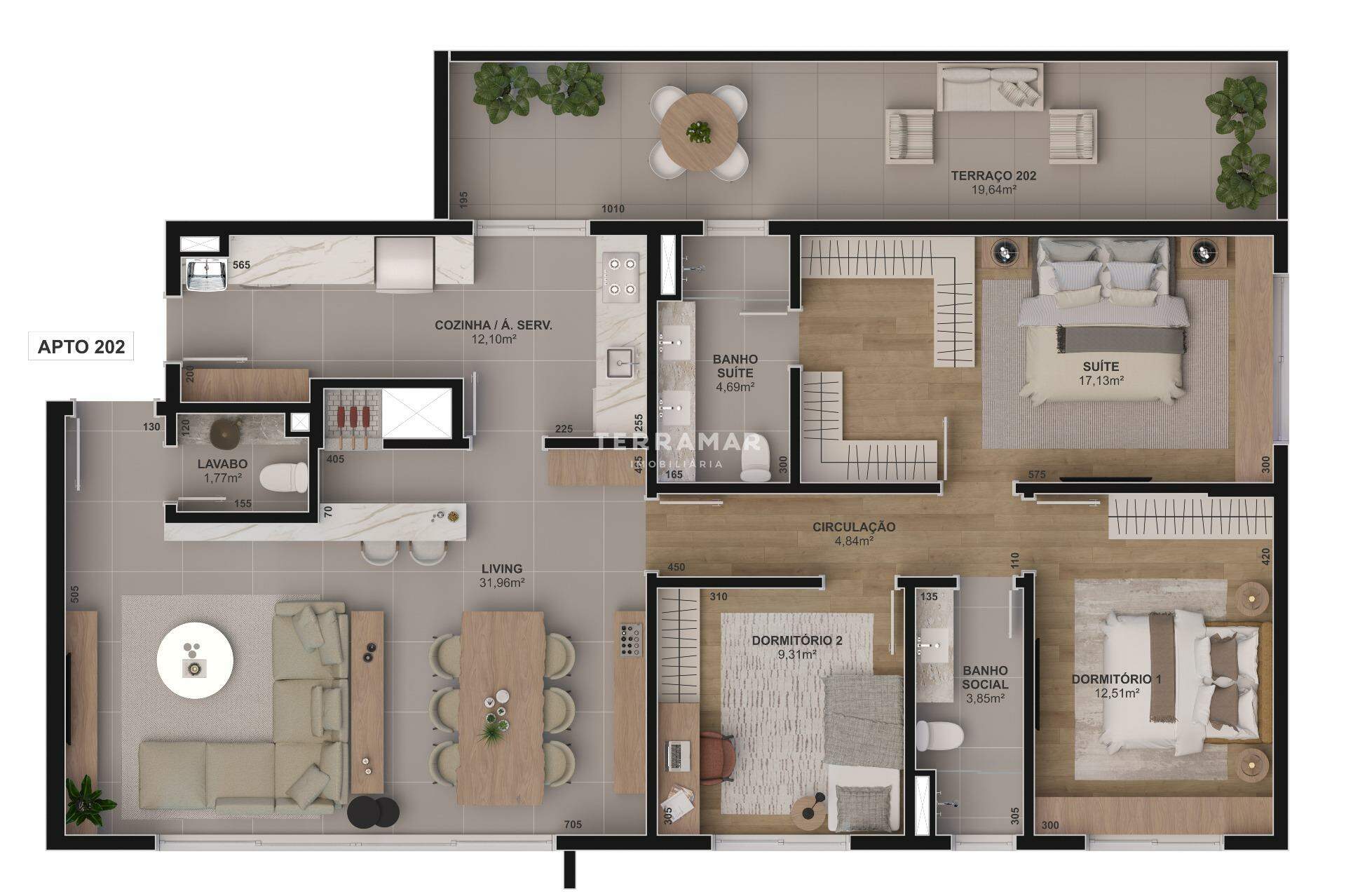 Apartamento à venda no Vila Rosa: 