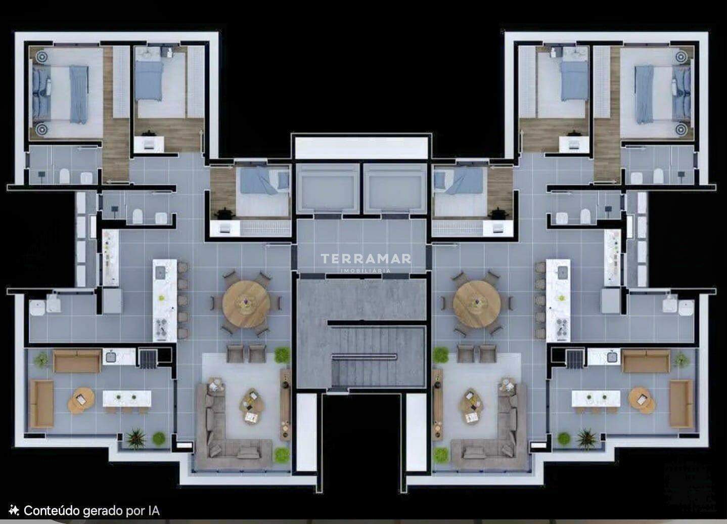 Apartamento para aluguel no Centro: