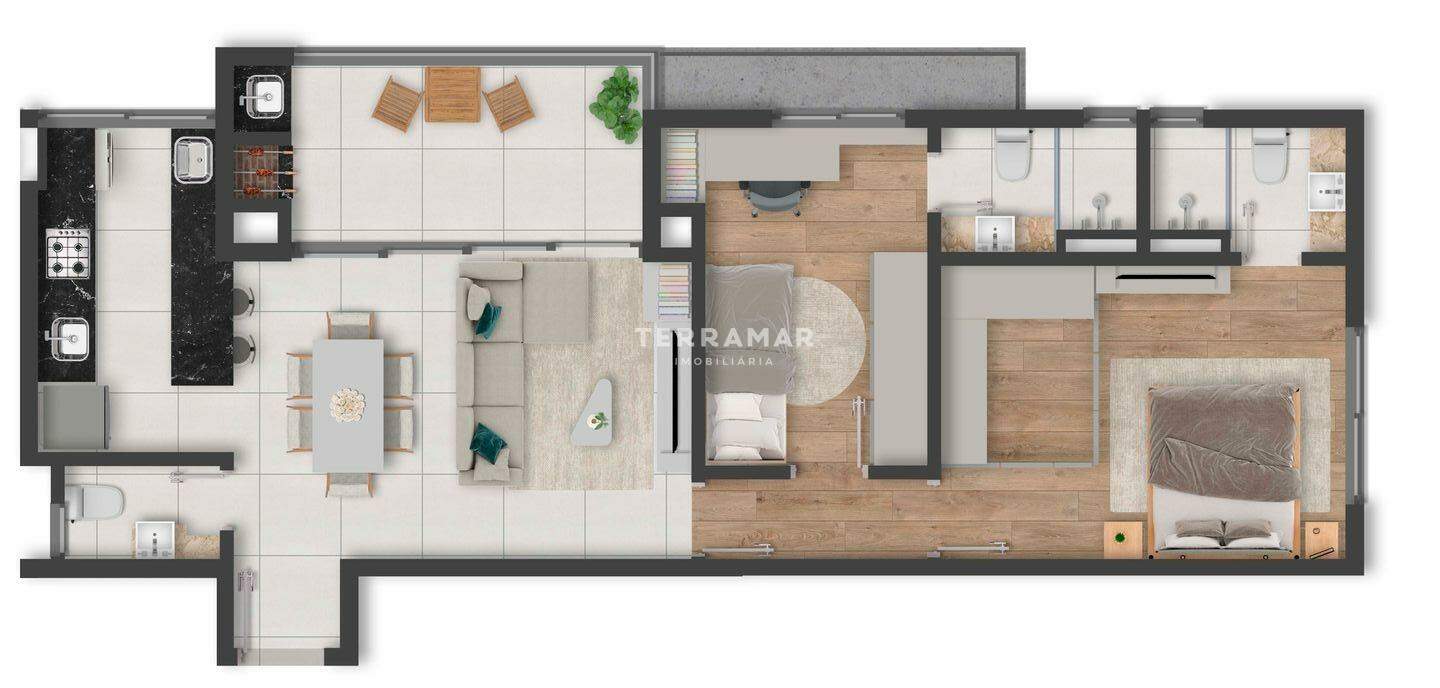 Apartamento à venda no Vila Rosa: 