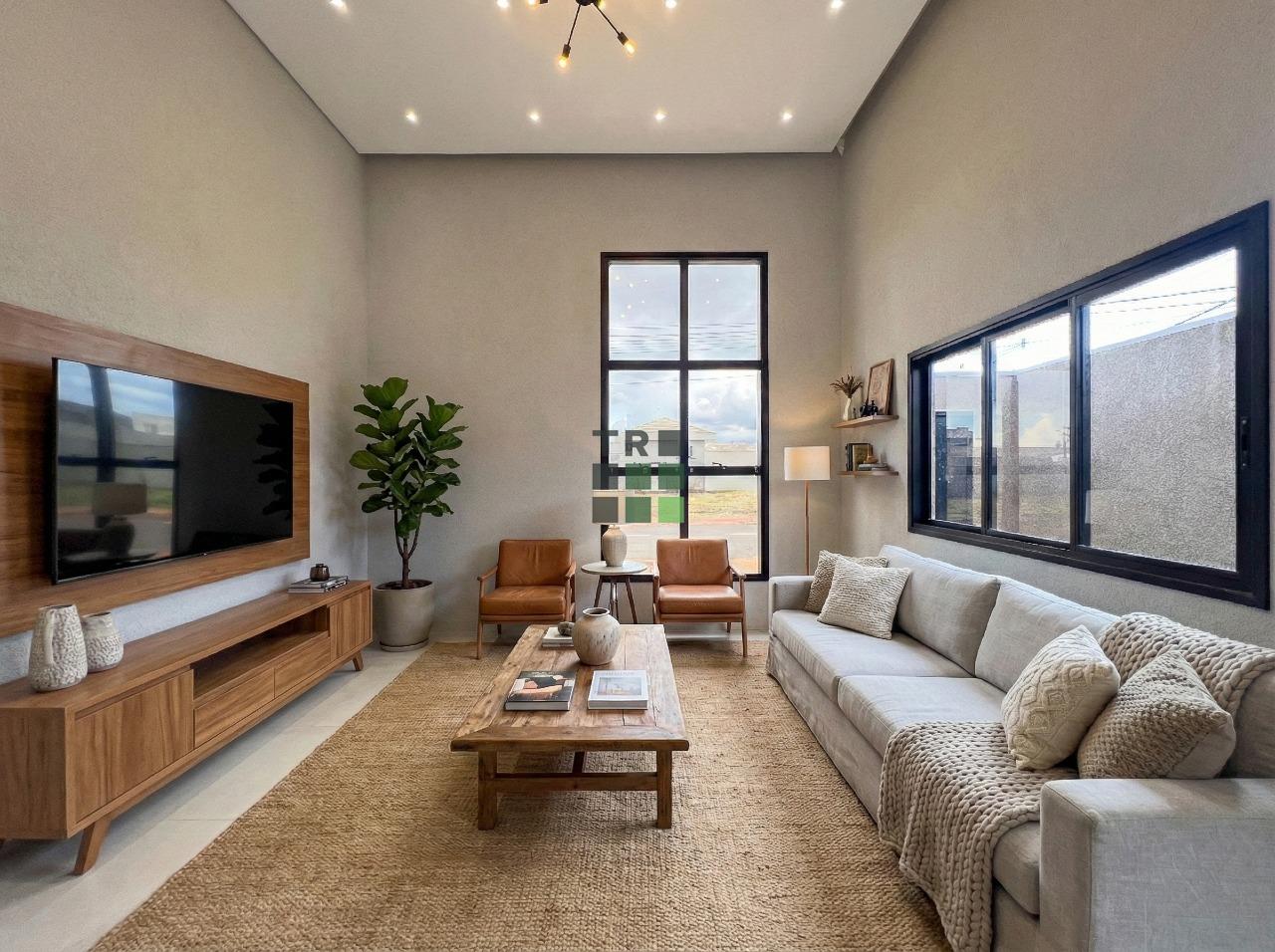 Casa em condomínio 3 quartos 3 suítes à venda Residencial Villa de León no Portal das Araras, em Três Lagoas: Sala