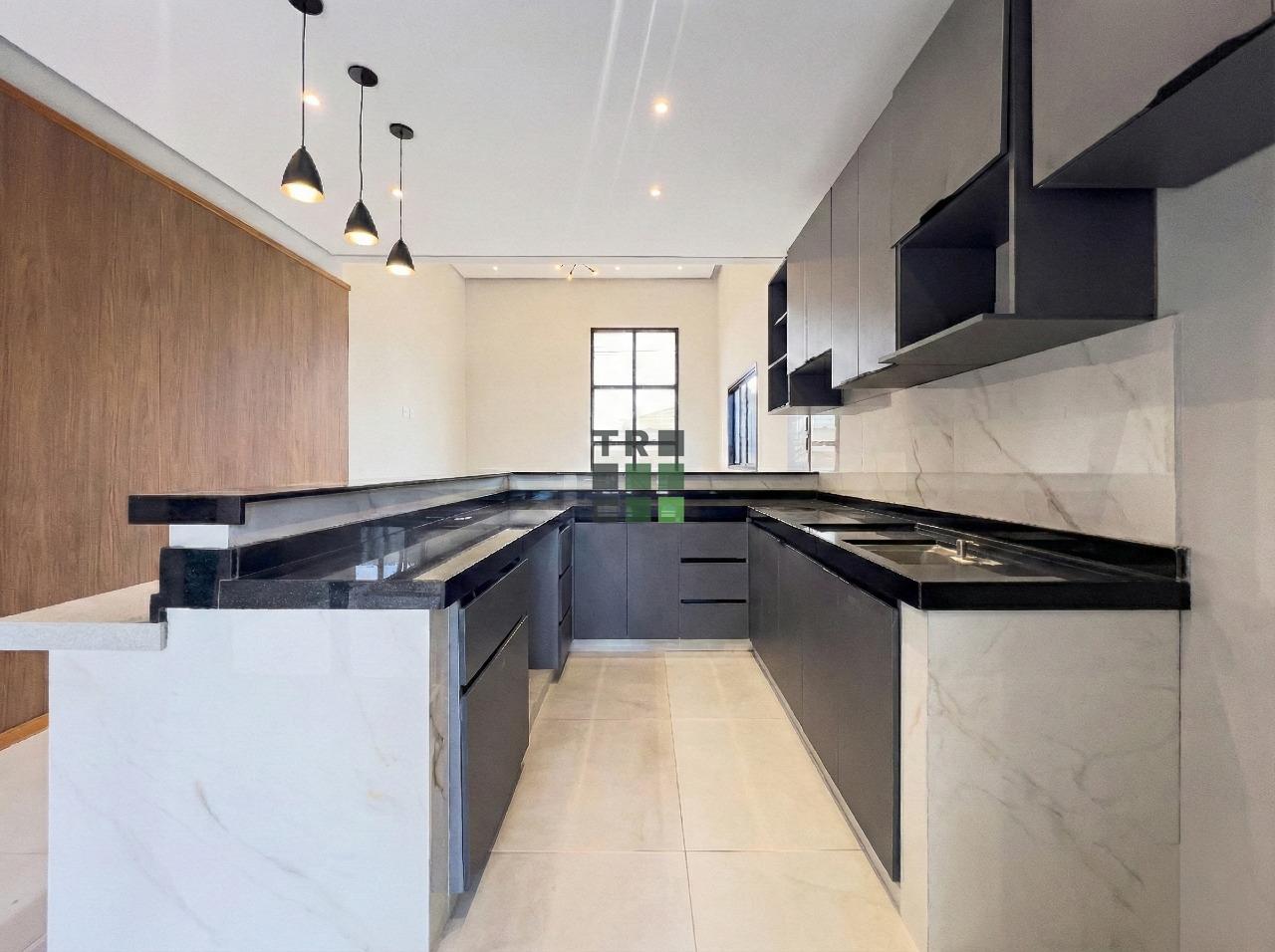 Casa em condomínio 3 quartos 3 suítes à venda Residencial Villa de León no Portal das Araras, em Três Lagoas: Cozinha Gourmet