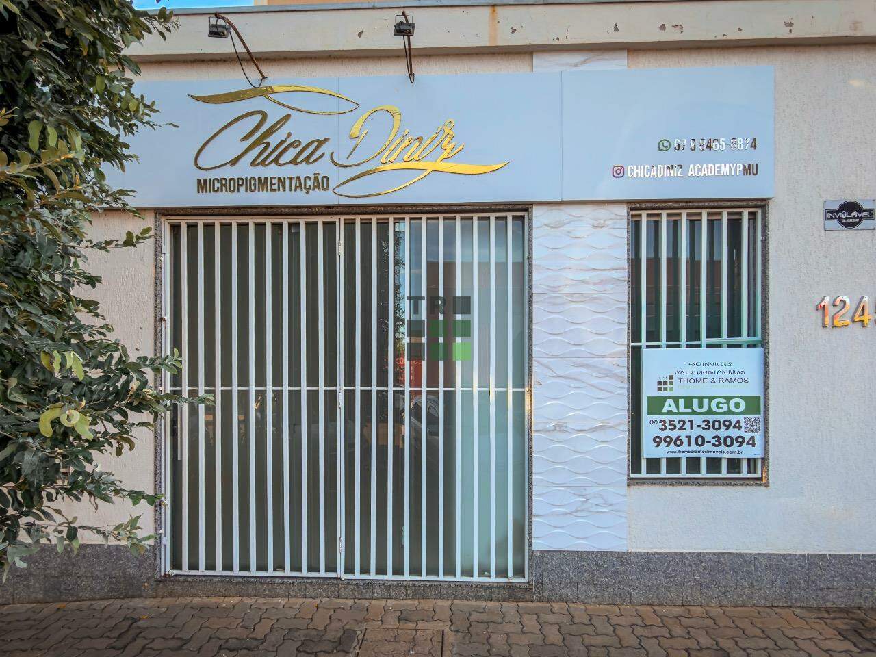 Ponto/Salão Comercial para aluguel no Jardim Primaveril, em Três Lagoas: 