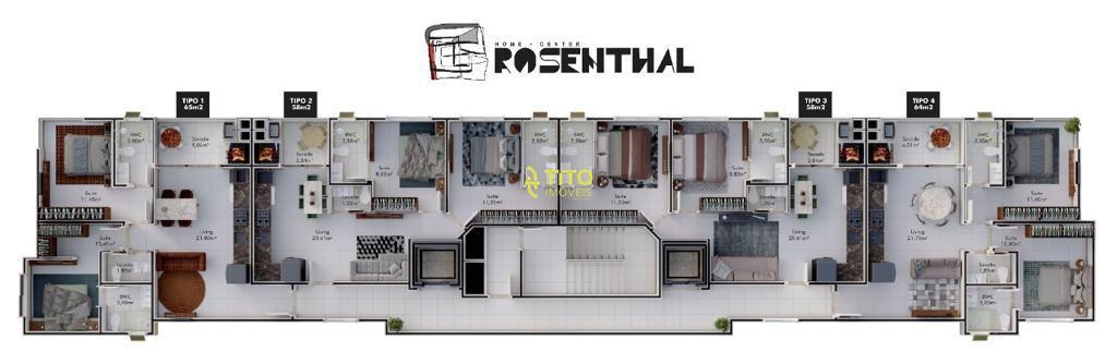 Apartamento à venda no Morretes: 