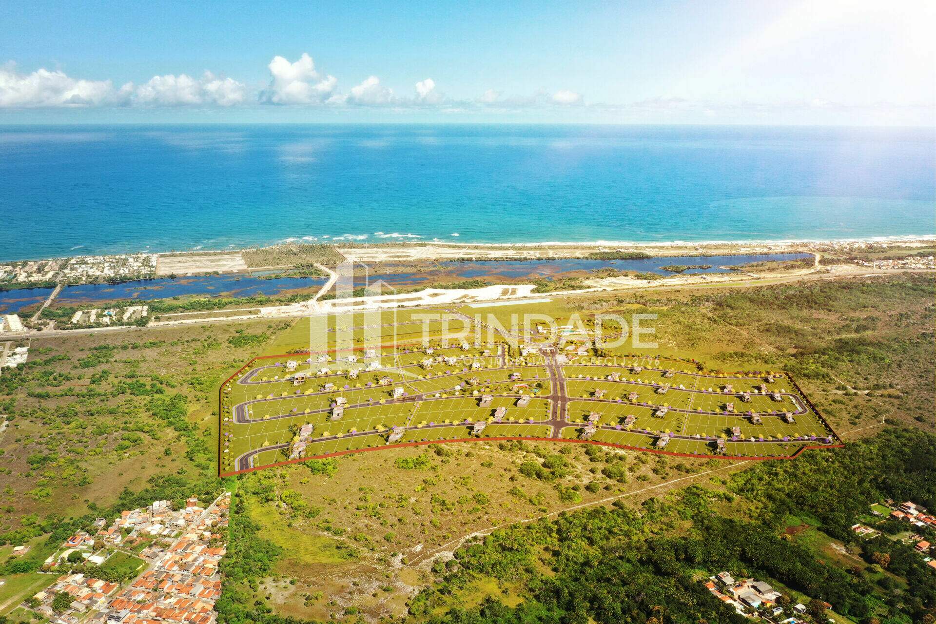 Loteamento à venda no Guarajuba (Monte Gordo): 