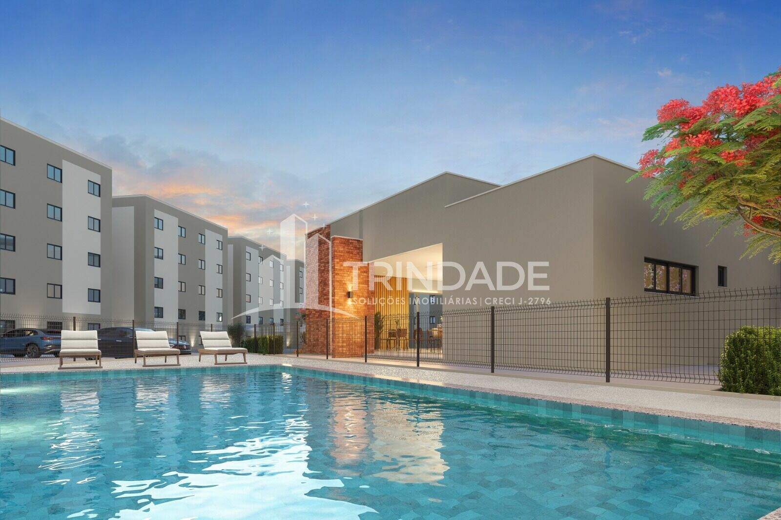Apartamento à venda no Parque Nascente do Rio Capivara: 