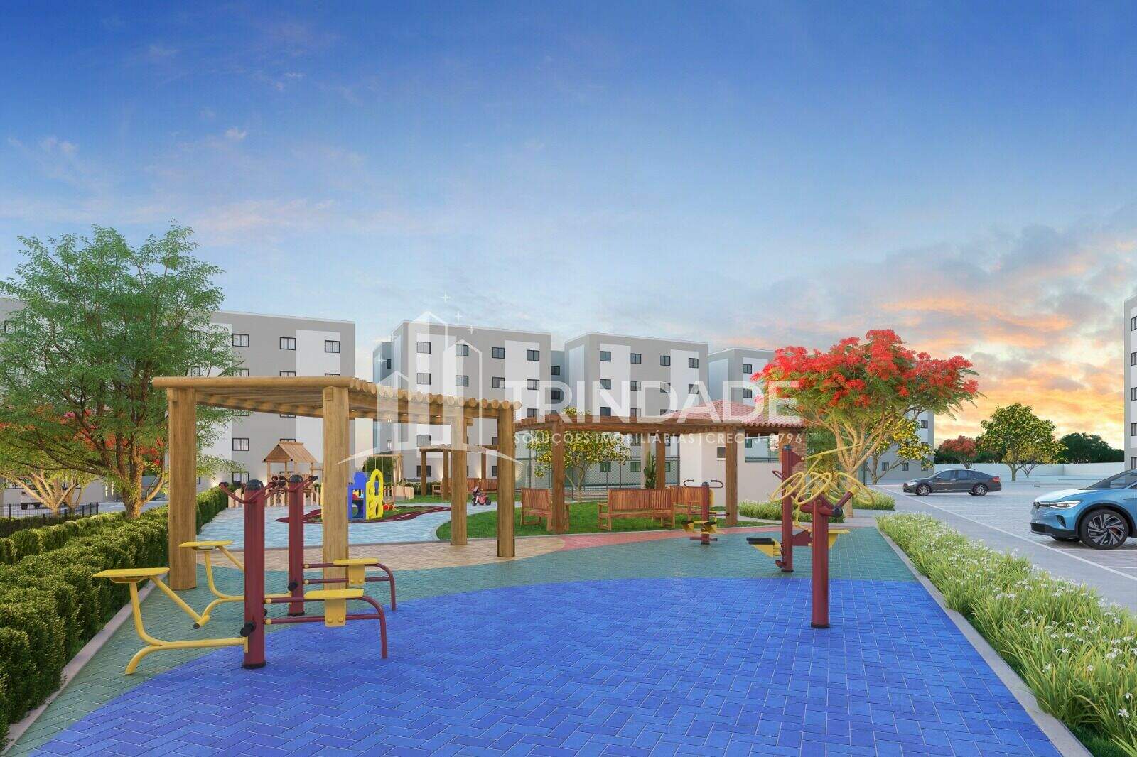 Apartamento à venda no Parque Nascente do Rio Capivara: 