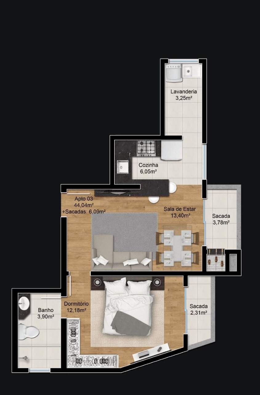 Apartamento à venda no Bela Vista: 
