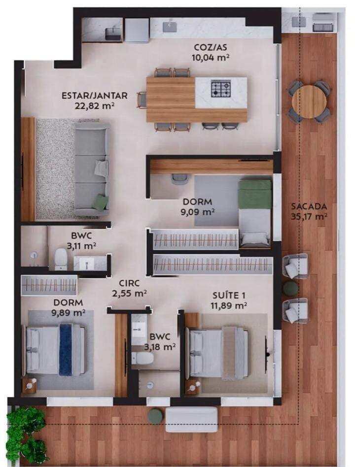 Apartamento à venda no Pedra Branca: 