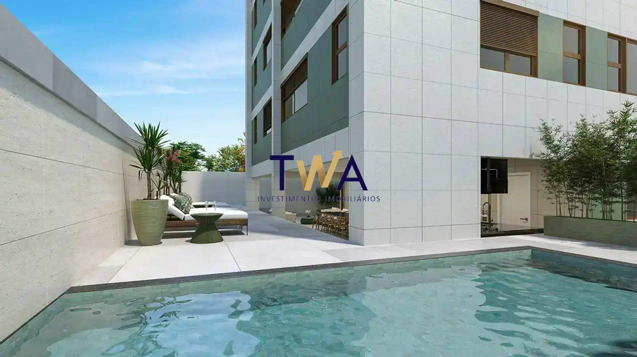 Apartamento, Travessia, Funcionários, à venda, TWA Investimentos. : Piscina