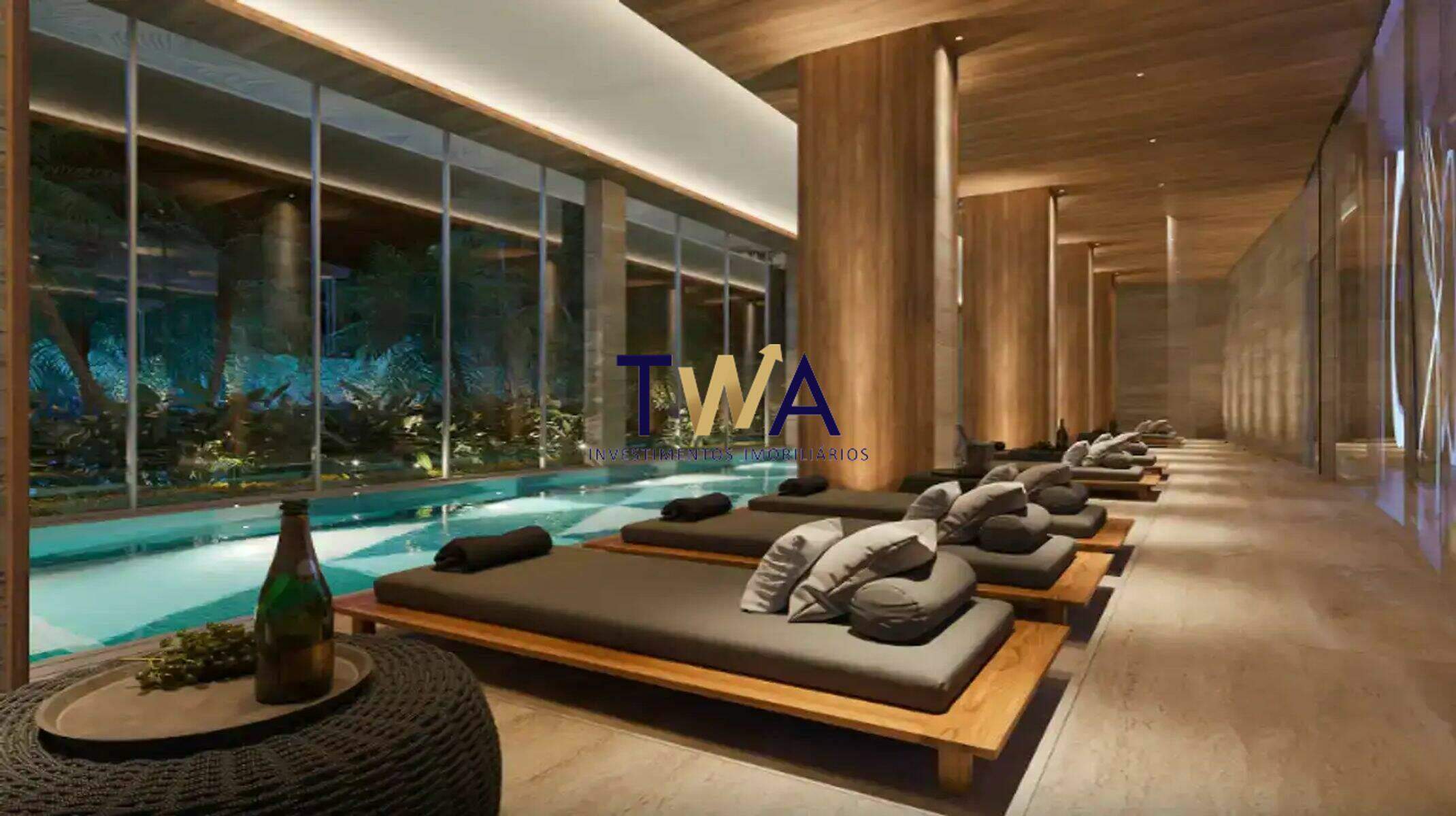 Apartamento, Origem Luxury Residence, Gutierrez, à venda, TWA Investimentos. : Piscina coberta e aquecida com raia