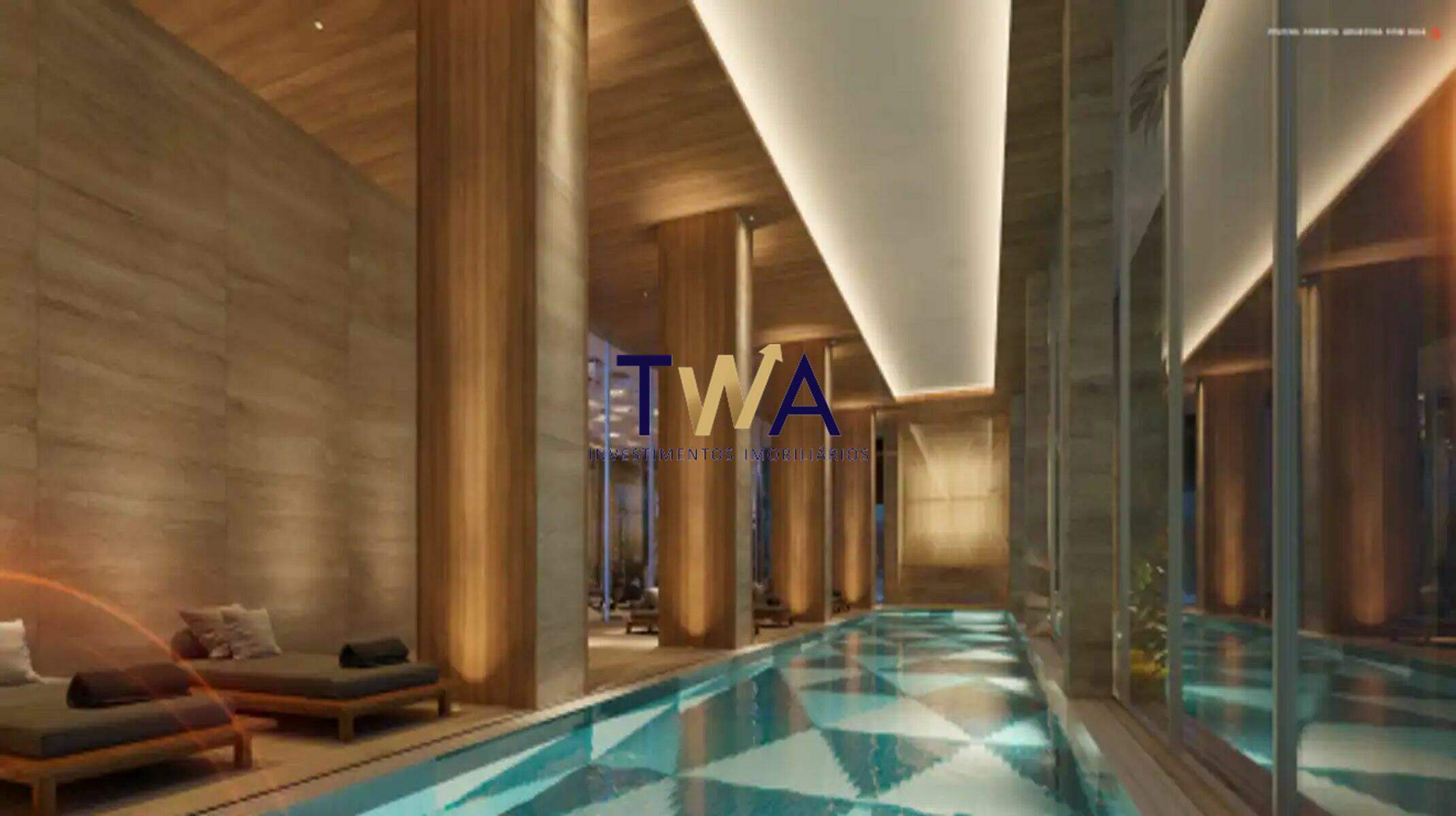 Apartamento, Origem Luxury Residence, Gutierrez, à venda, TWA Investimentos. : Piscina coberta e aquecida com raia