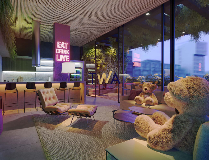 Flat, In-House, Lourdes, à venda, TWA Investimentos. : 