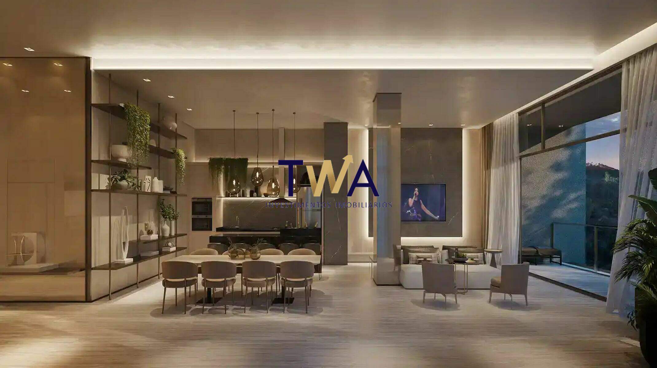 Apartamento, Aura T1, Vila da Serra, à venda, TWA Investimentos. : Espaço gourmet 