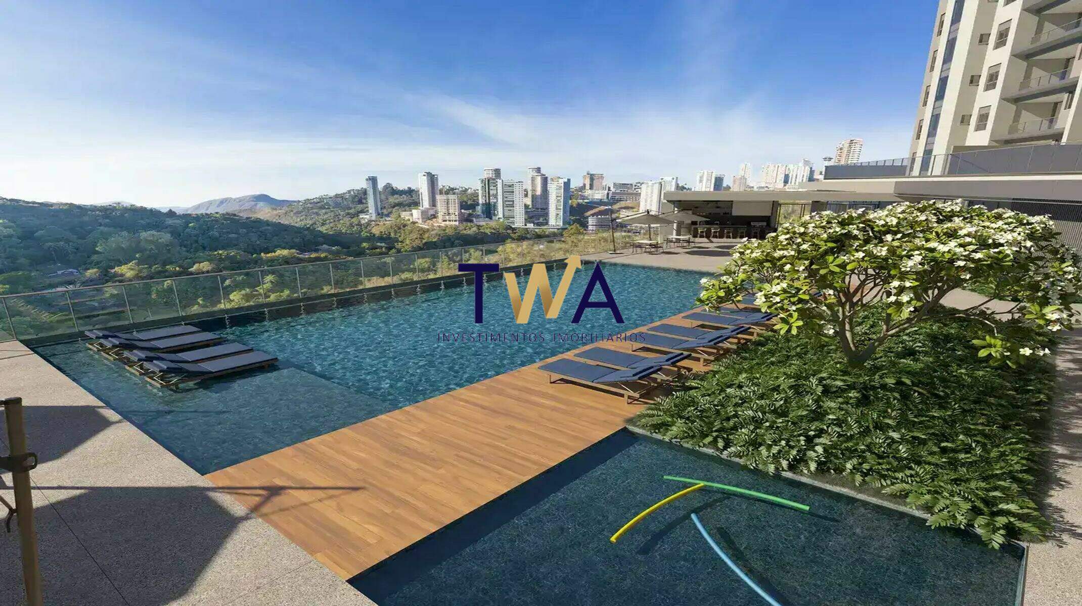 Apartamento, Aura T1, Vila da Serra, à venda, TWA Investimentos. : Piscina infantil 