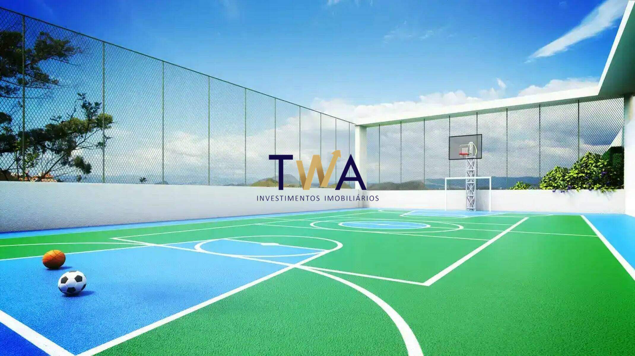 Apartamento, Uptown, Piemonte, à venda, TWA Investimentos. : Quadra poliesportiva