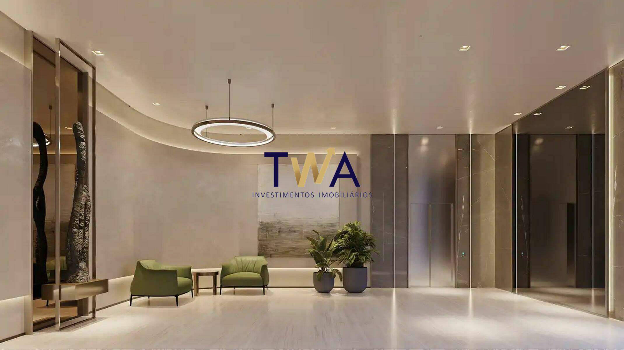 Apartamento, Aura T3, Vila da Serra, à venda, TWA Investimentos. : Hall de entrada