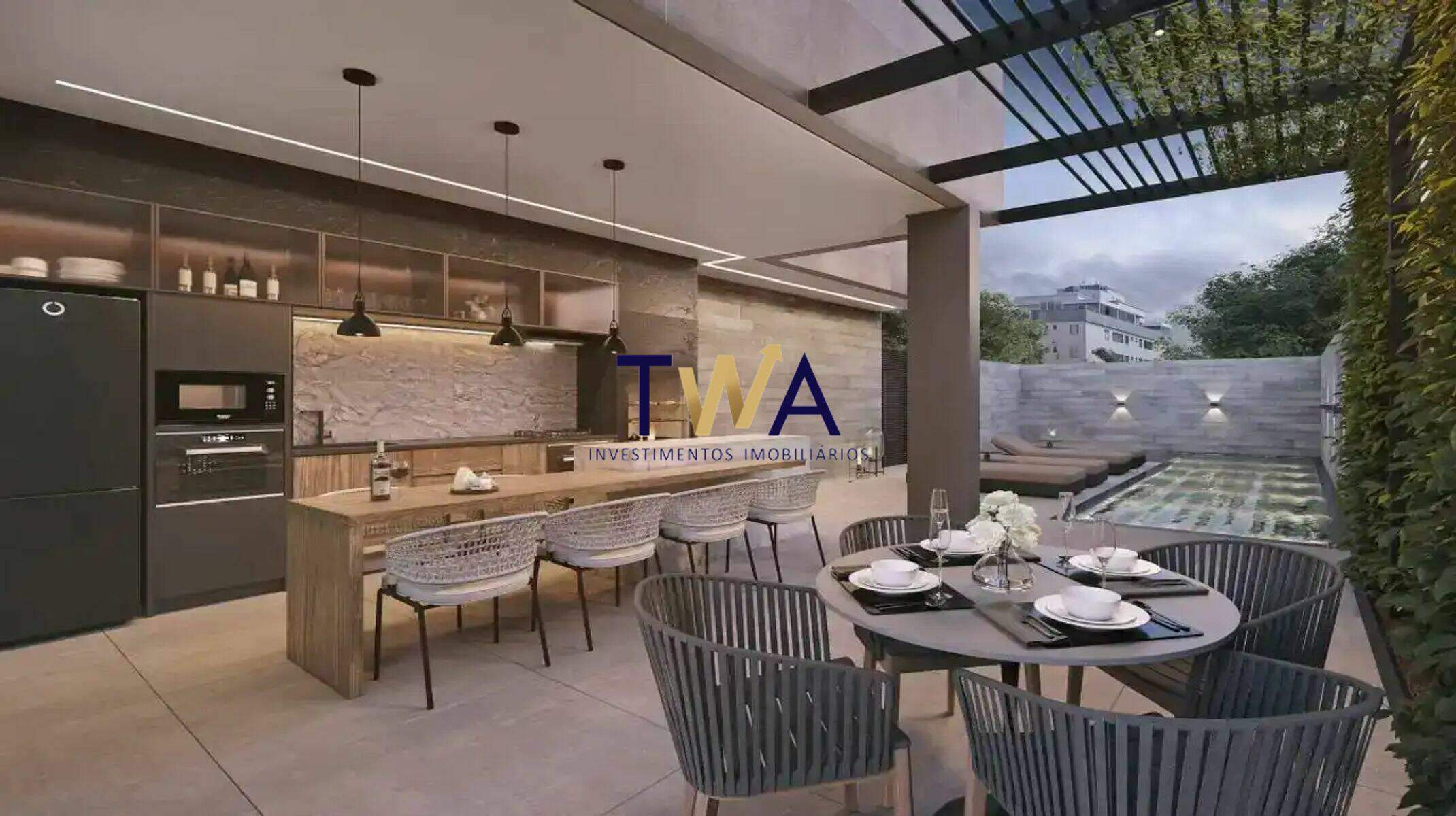 Apartamento, Lyon, Prado, à venda, TWA Investimentos. : Espaço gourmet