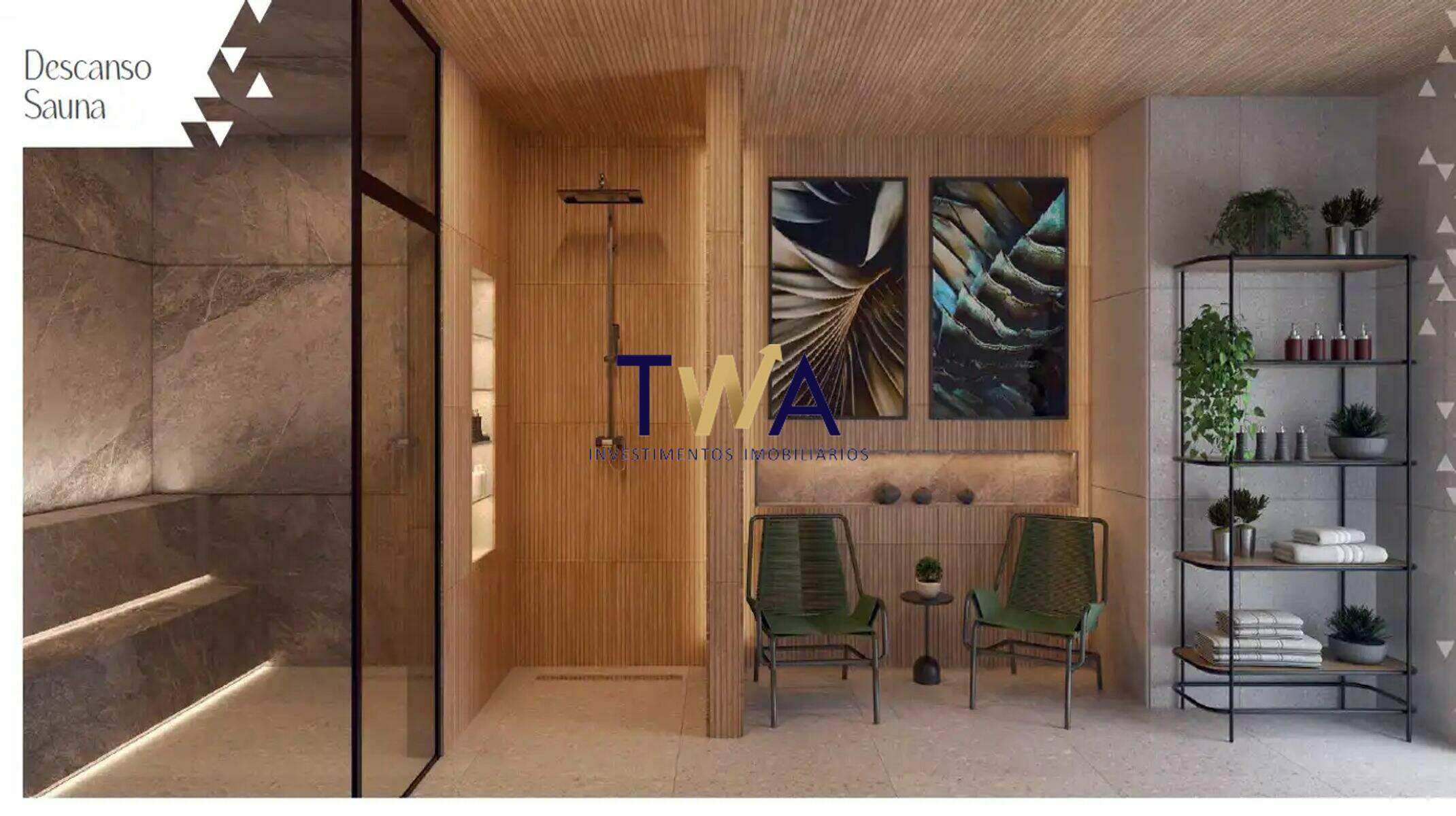 Apartamento, Aura by MIP, Santo Agostinho, à venda, TWA Investimentos. : Sauna com descanso