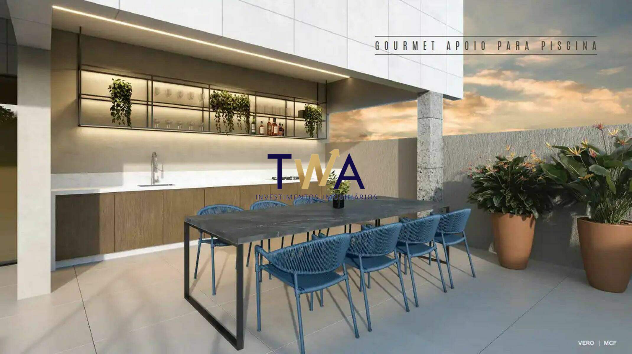 Apartamento, Vero, Santo Antônio, à venda, TWA Investimentos. : Espaço gourmet na piscina