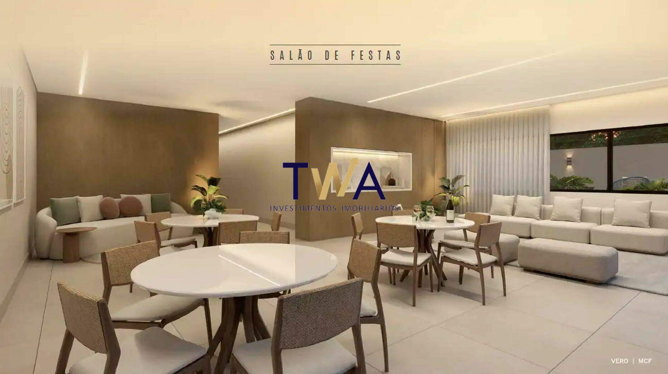 Apartamento, Vero, Santo Antônio, à venda, TWA Investimentos. : Salão de festas