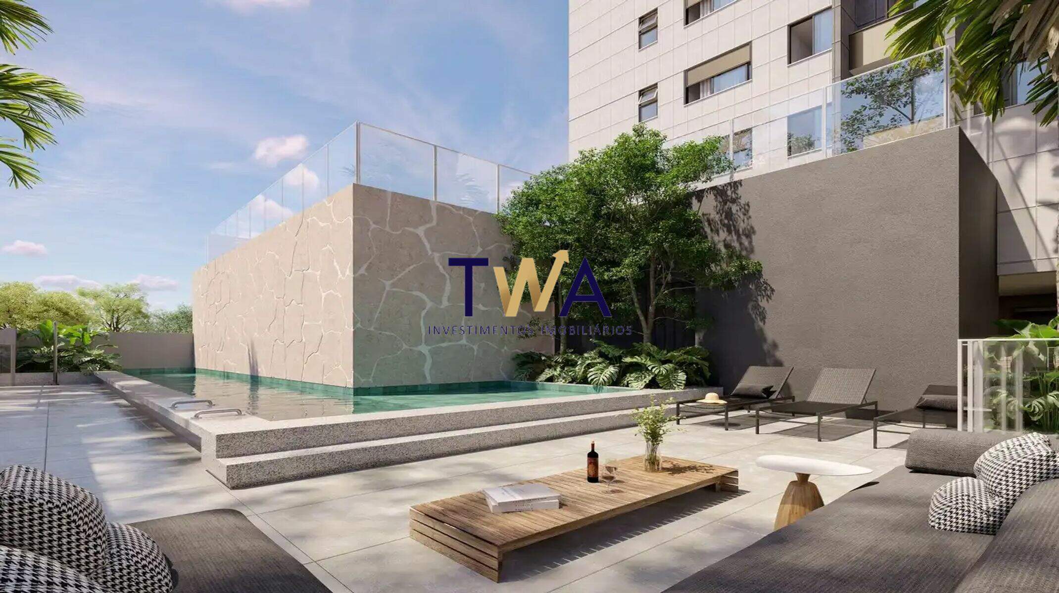 Apartamento, Millennial, Cruzeiro, à venda, TWA Investimentos. : Piscina área comum