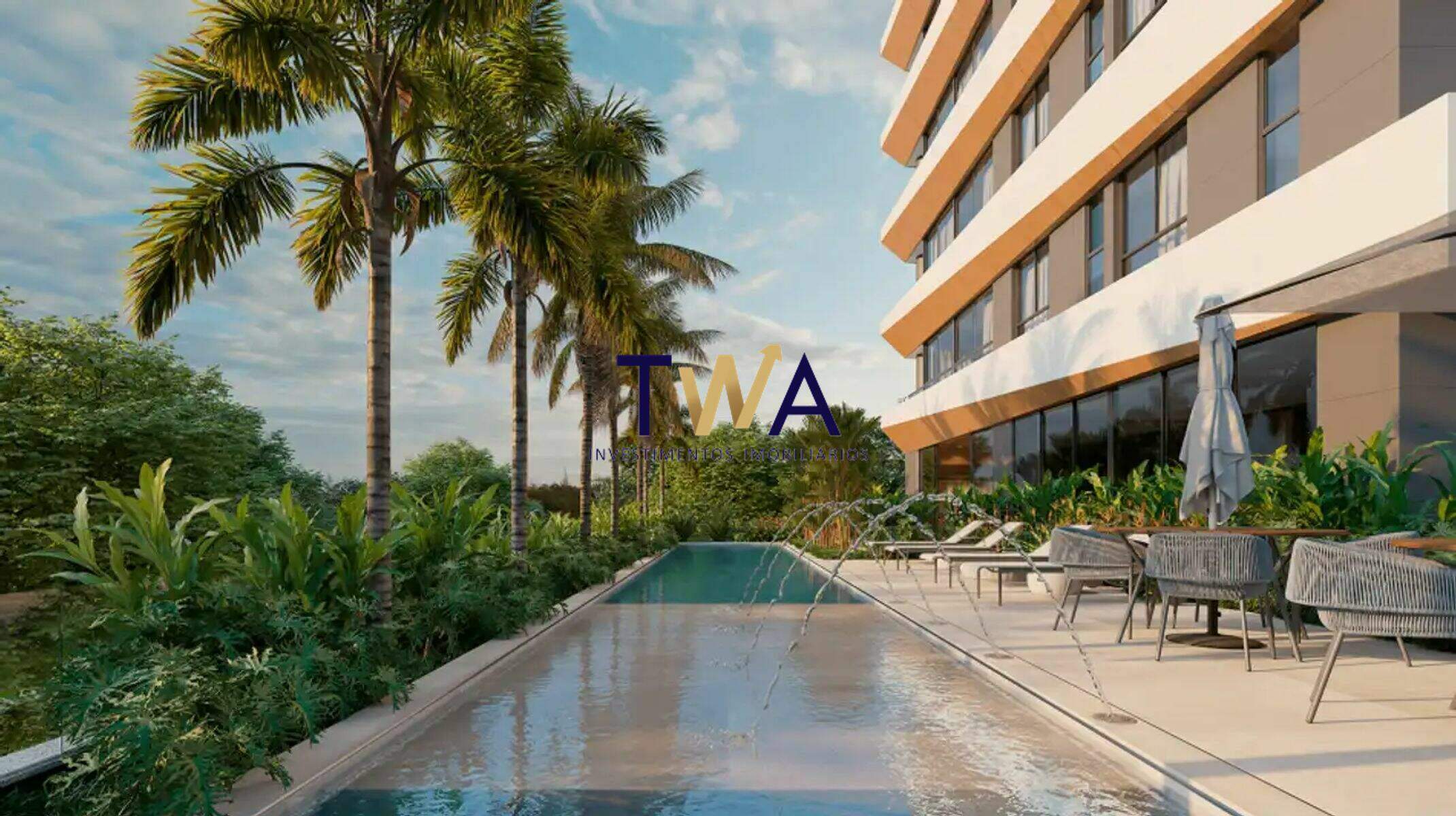 Apartamento, Iconic, Santo Agostinho, à venda, TWA Investimentos. : Piscina com deck